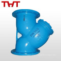 different types of water industrial flanged Y type cylindrical strainer